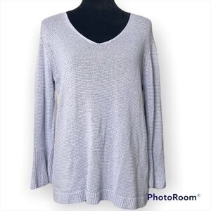 Ann Taylor Loft sweater purple lilac long sleeve size large